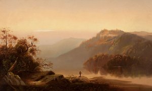 Atardecer en el Hudson de Charles H. Chapin
